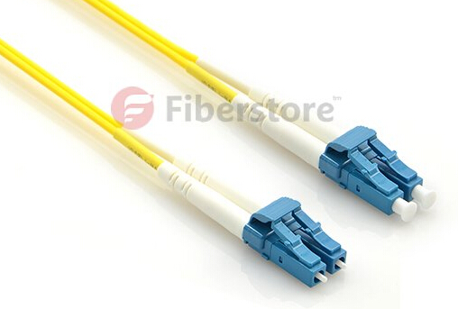 LC-LC duplex single mode fiber patch cable