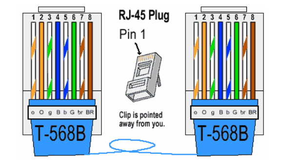 Rj45 Connector Used In Ethernet, Rj45 Plug Wiring Diagram