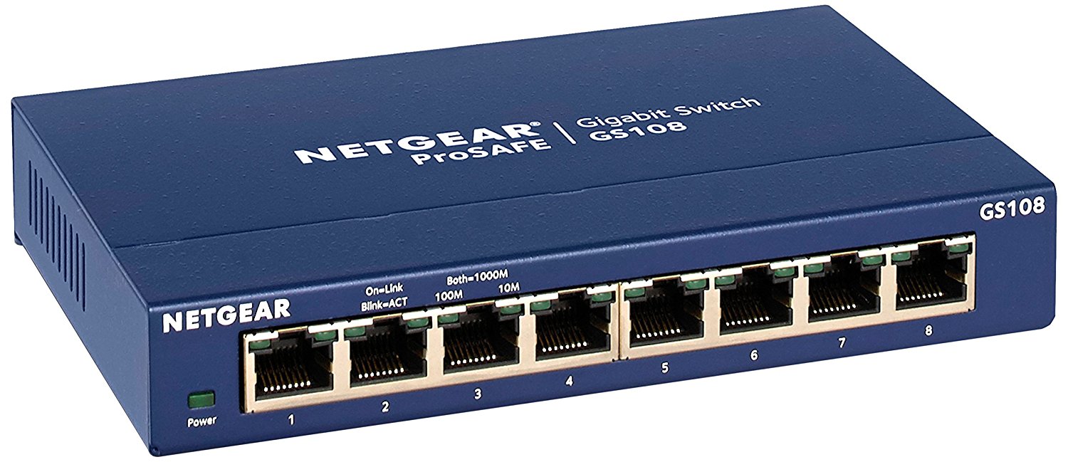 Netgear GS108 8 port gigabit switch