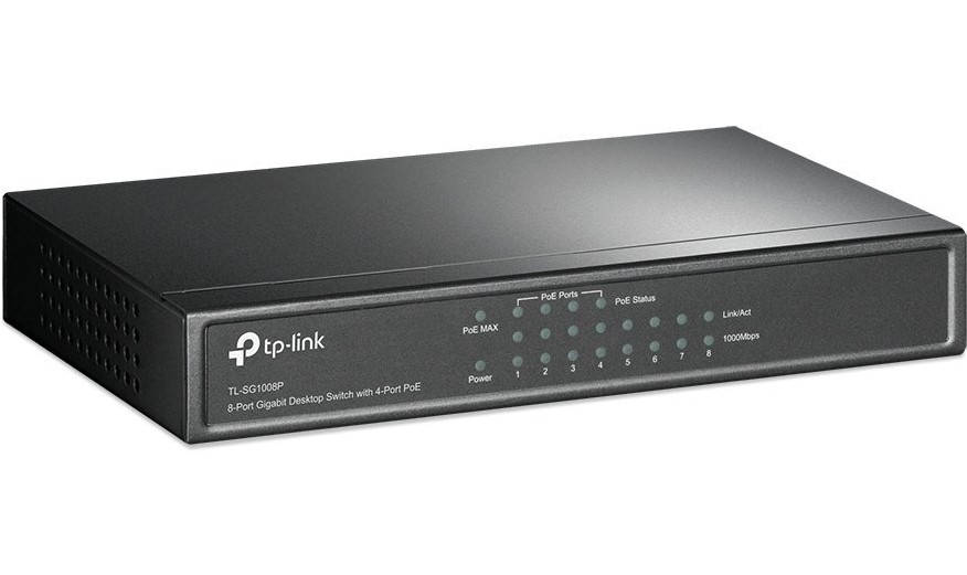 TP-Link TL-SG 1008p 8 port gigabit switch